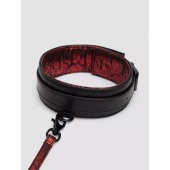 Стильный ошейник с поводком Reversible Faux Leather Collar and Lead - Fifty Shades of Grey - купить с доставкой в Уфе