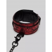Красно-черные оковы Reversible Faux Leather Ankle Cuffs - Fifty Shades of Grey - купить с доставкой в Уфе