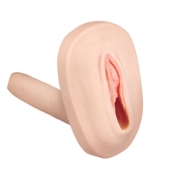 Мастурбатор-вагина с вибрацией и выносным пультом управления REALSTUFF SMOOTH   BALD - Dream Toys - в Уфе купить с доставкой
