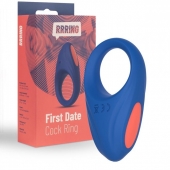 Синее эрекционное кольцо RRRING First Date Cock Ring - FeelzToys - в Уфе купить с доставкой