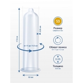 Презервативы MY.SIZE размер 53 - 3 шт. - My.Size - купить с доставкой в Уфе Презервативы MY.SIZE размер 53 - 3 шт. - My.Size - купить с доставкой в Уфе