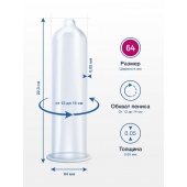 Презервативы MY.SIZE размер 64 - 3 шт. - My.Size - купить с доставкой в Уфе Презервативы MY.SIZE размер 64 - 3 шт. - My.Size - купить с доставкой в Уфе