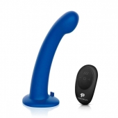 Синяя насадка Remote Control P-Spot G-Spot с черными трусиками - 20 см. - Pegasus - купить с доставкой в Уфе