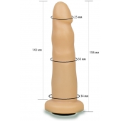 Телесная насадка Harness - 15,8 см. - LOVETOY (А-Полимер) - купить с доставкой в Уфе