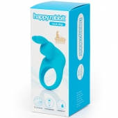 Голубое эрекционное виброкольцо Happy Rabbit Rechargeable Rabbit Cock Ring - Happy Rabbit - в Уфе купить с доставкой
