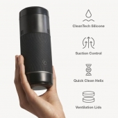 Черный мастурбатор с контролем всасывания Arcwave Pow Stroker - Arcwave - в Уфе купить с доставкой