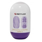 Сиреневый мастурбатор-яйцо Smooth Stripes - Baile - в Уфе купить с доставкой