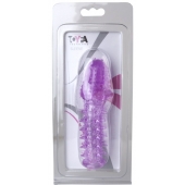 Фиолетовая насадка, удлиняющая половой член - 13,5 см. - Toyfa Basic - в Уфе купить с доставкой