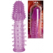 Фиолетовая насадка, удлиняющая половой член - 13,5 см. - Toyfa Basic - в Уфе купить с доставкой