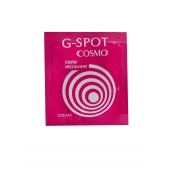 Стимулирующий интимный крем для женщин Cosmo G-spot - 2 гр. - Биоритм - купить с доставкой в Уфе