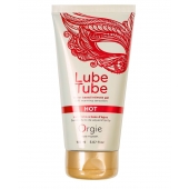 Интимный гель на водной основе Lube Tube Hot с разогревающим эффектом - 150 мл. - ORGIE - купить с доставкой в Уфе