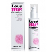 Съедобное согревающее массажное масло Love Me Tender Cotton Candy с ароматом сладкой ваты - 100 мл. - Love to Love - купить с доставкой в Уфе