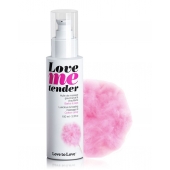 Съедобное согревающее массажное масло Love Me Tender Cotton Candy с ароматом сладкой ваты - 100 мл. - Love to Love - купить с доставкой в Уфе