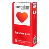 Презервативы Masculan Sensitive plus - 10 шт. - Masculan - купить с доставкой в Уфе