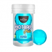 Лубрикант на масляной основе Hot Ball Plus с охлаждающим эффектом (2 шарика по 3 гр.) - HotFlowers - купить с доставкой в Уфе