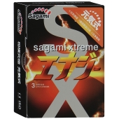 Презервативы Sagami Xtreme ENERGY с ароматом энергетика - 3 шт. - Sagami - купить с доставкой в Уфе
