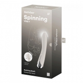 Телесный вибратор-ротатор Spinning Vibe 1 - 18 см. - Satisfyer купить в Уфе с доставкой в Orgasmix.ru Телесный вибратор-ротатор Spinning Vibe 1 - 18 см. - Satisfyer