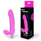 Розовый безремневой страпон Sexy Friend - 1137 - купить с доставкой в Уфе