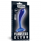 Синяя анальная втулка Flawless Clear Prostate Plug 6.0 - 15 см. - Lovetoy - в Уфе купить с доставкой