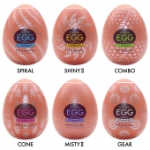 Набор из 6 мастурбаторов-яиц Tenga Egg Variety Pack V - Tenga - в Уфе купить с доставкой