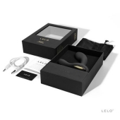 Чёрный перезаряжаемый стимулятор простаты Bruno Black - Lelo - в Уфе купить с доставкой