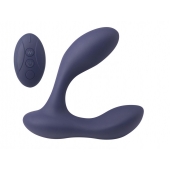 Синий массажер простаты с двумя моторами P-Bliss - Lola Games - в Уфе купить с доставкой