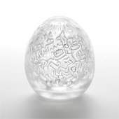 Мастурбатор-яйцо Keith Haring EGG PARTY - Tenga - в Уфе купить с доставкой