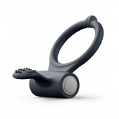 Черное эрекционное кольцо Power Clit - Dorcel - в Уфе купить с доставкой