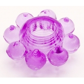 Мягкая фиолетовая гелевая насадка - Toyfa Basic - в Уфе купить с доставкой