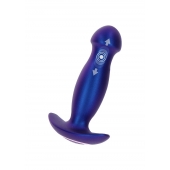 Синяя анальная вибропробка Buttocks The Wild Magn Pulse Vibrating Plug - 15 см. - Toy Joy