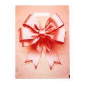 Пакет с принтом в виде банта с вырубной ручкой (30х40 см) - Сима-Ленд - купить с доставкой в Уфе