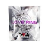 Прозрачное виброкольцо с двумя вибропульками - Toyfa Basic - в Уфе купить с доставкой