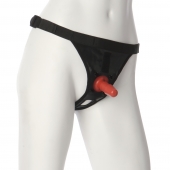 Трусики со штырьком для фиксации насадок Ultra Harness with Plug - Doc Johnson - купить с доставкой в Уфе