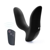 Черный вибромассажер простаты 3,5’’ Remote Control Curve P-spot Massager - 12 см. - Erokay - в Уфе купить с доставкой