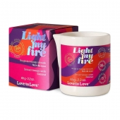 Массажная свеча Light My Fire Coconut с ароматом кокоса - 65 гр. - Love to Love - купить с доставкой в Уфе