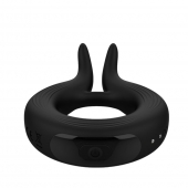 Черное эрекционное кольцо Marry Me Rechargeable Vibrating Cockring - Adrien Lastic - в Уфе купить с доставкой