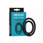 Черное двойное эрекционное кольцо Nexus Enduro Double - Nexus Range - в Уфе купить с доставкой