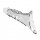 Прозрачная насадка на пенис - 22 см. - Baile - в Уфе купить с доставкой