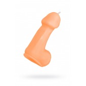 Оранжевая свеча в форме пениса - 47 гр. - Pecado - купить с доставкой в Уфе