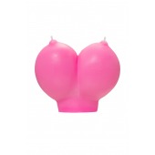 Розовая свеча «Сиськи» - 150 гр. - Pecado - купить с доставкой в Уфе