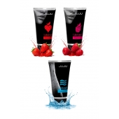 Набор из 3 лубрикантов JUJU (увлажняющий, клубника, малина) - JuJu - купить с доставкой в Уфе