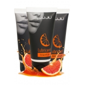 Набор из 3 съедобных лубрикантов JUJU со вкусом грейпфрута - JuJu - купить с доставкой в Уфе Набор из 3 съедобных лубрикантов JUJU со вкусом грейпфрута - JuJu - купить с доставкой в Уфе