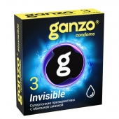 Супертонкие презервативы Ganzo Invisible - 3 шт. - Ganzo - купить с доставкой в Уфе