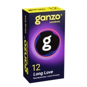 Презервативы с анестетиком для продления удовольствия Ganzo Long Love - 12 шт. - Ganzo - купить с доставкой в Уфе