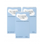 Набор из 3 упаковок ультратонких презервативов Pleasure Lab (по 12 шт.) - Pleasure Lab - купить с доставкой в Уфе Набор из 3 упаковок ультратонких презервативов Pleasure Lab (по 12 шт.) - Pleasure Lab - купить с доставкой в Уфе