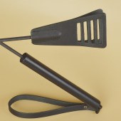 Черный кожаный стек «Сириус» - 60 см. - Sitabella - купить с доставкой в Уфе