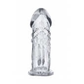 Прозрачная насадка на пенис Uco - 13 см. - A-toys - в Уфе купить с доставкой