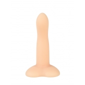 Телесный нереалистичный дилдо Emotional на присоске - 13 см. - Lola Games купить с доставкой в интернет-магазине Orgasmix в Уфе Телесный нереалистичный дилдо Emotional на присоске - 13 см. - Lola Games