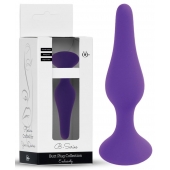 Фиолетовая анальная втулка Silcone Purple Plug Medium - 11 см. - Boys of Toys в Уфе Фиолетовая анальная втулка Silcone Purple Plug Medium - 11 см. - Boys of Toys