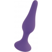 Фиолетовая анальная втулка Silcone Purple Plug Extra Large - 15,5 см. - Boys of Toys в Уфе Фиолетовая анальная втулка Silcone Purple Plug Extra Large - 15,5 см. - Boys of Toys